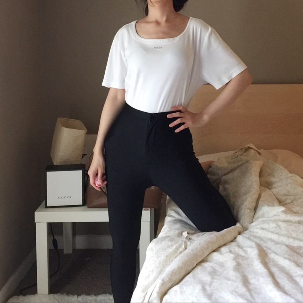 MCM Midweight White Tee.--DA3